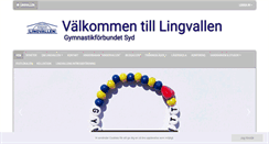 Desktop Screenshot of lingvallen.se